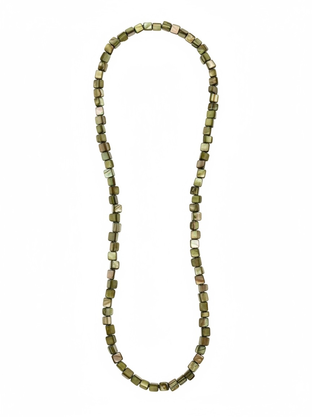 Olive Green Beaded Women’s Necklace